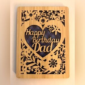 ⭐️BOGO // Bamboo Birthday Card (for dad)